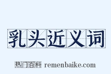 乳头近义词是什么意思的图片